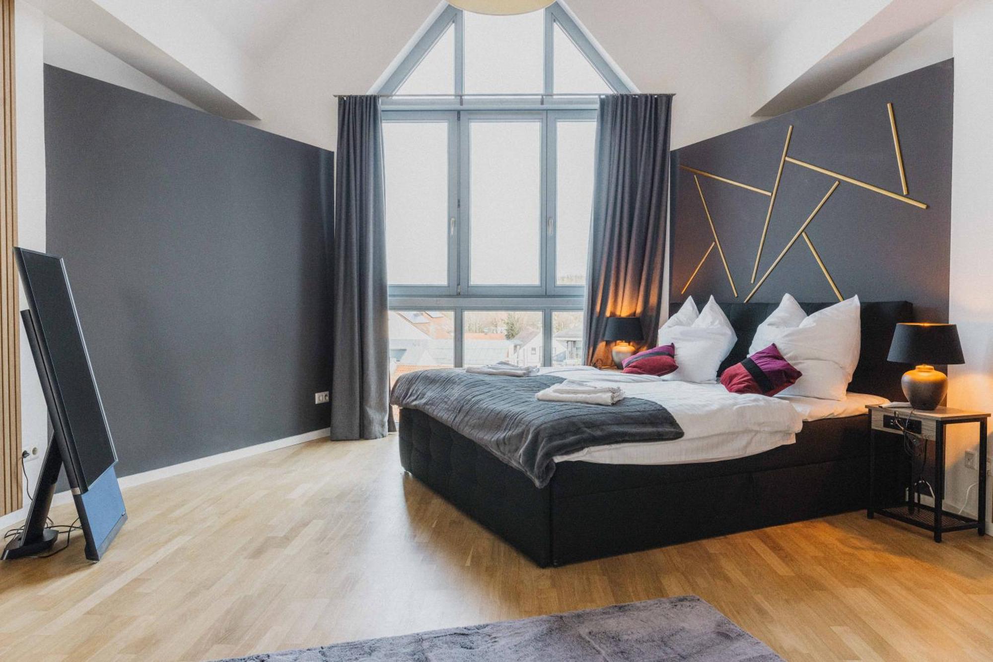 Luxury 4 Bedroom Apartment/Therme Erding/Parking Kültér fotó